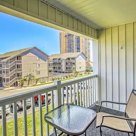 Myrtle Beach Condo With Balcony Walk To Beach!